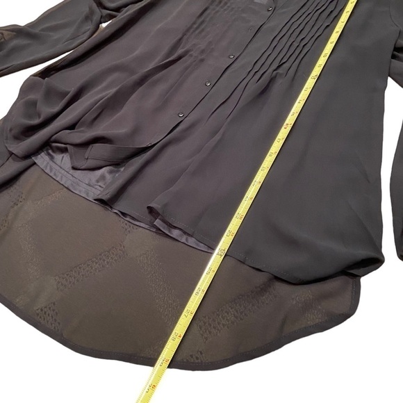 Dr2 Button Down Sheer Blouse - Picture 8 of 8